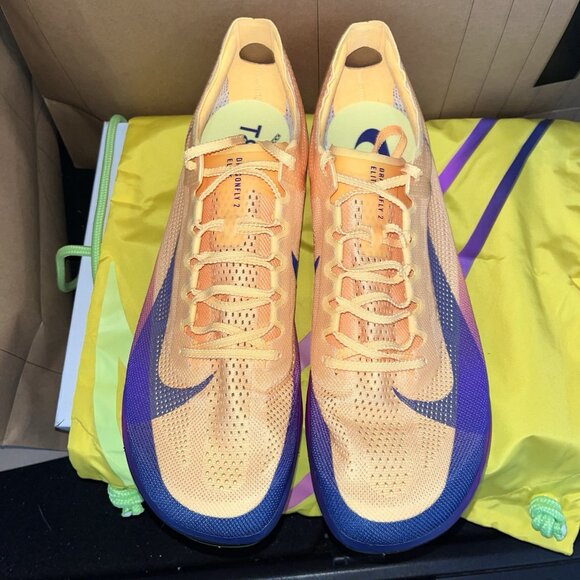 NEW Nike ZoomX Dragonfly 2 Elite Citron Pulse Indigo FZ9315 800 Men Size 13 main image 6